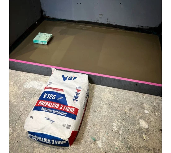 Ragréage Prépaliss 3 pro Fibré V125 25Kg VPI - 2