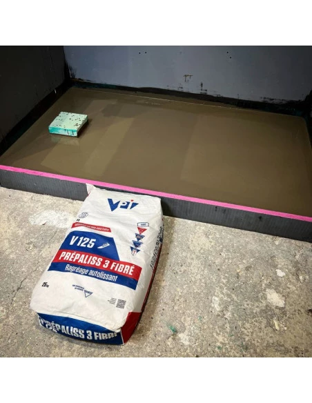 Ragréage Prépaliss 3 pro Fibré V125 25Kg VPI - 2