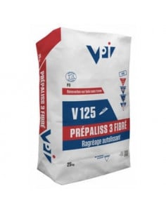Ragréage Prépaliss 3 pro Fibré V125 25Kg VPI - 1