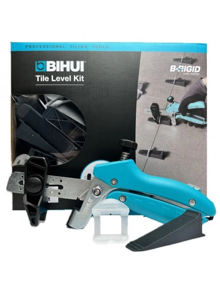 Kit de croisillons autonivelants à cales (bases, cales et pince) 1,5mm B-RIGID BIHUI - 1