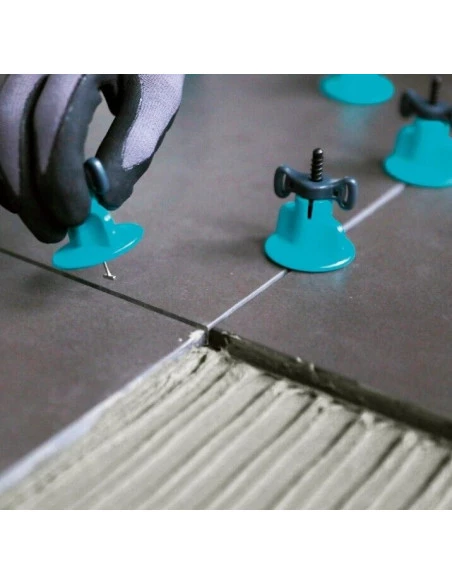 50 Croisillons de nivellement réutilisable pour épaisseur de 2 à 17mm BIHUI - 4