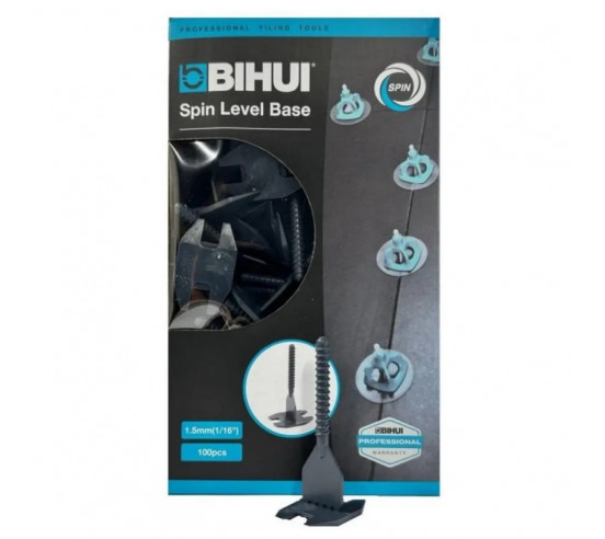 100 Croisillons autonivelants à vis en "I" 1,5mm (carrelage de 3 à 18mm) CLIPS BIHUI - 2