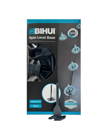 100 Croisillons autonivelants à vis en "I" 1,5mm (carrelage de 3 à 18mm) CLIPS BIHUI - 2