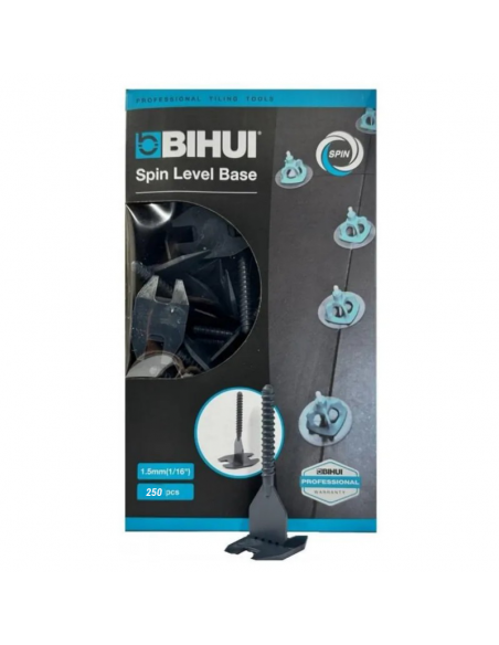 250 Croisillons autonivelants à vis en "I" 1,5mm (carrelage de 3 à 18mm) CLIPS BIHUI - 2