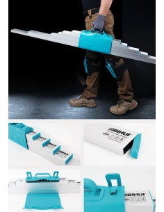 Set de 6 règles de chapiste et macon ALUBOX BIHUI - 1