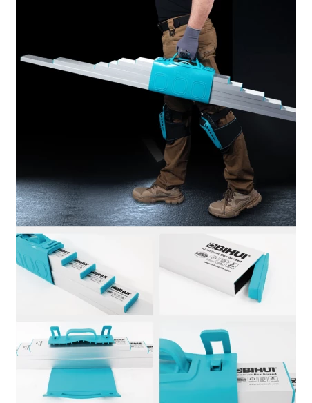 Set de 6 règles de chapiste et macon ALUBOX BIHUI - 1