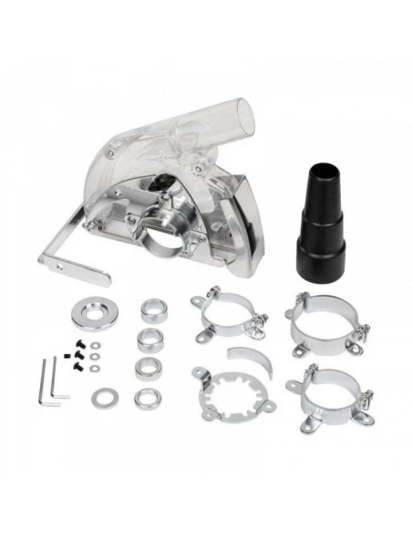 Boitier d'extraction de poussières pour meuleuse de 115 et 125 mm TDBC BIHUI - 5