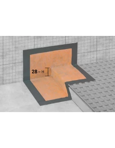 Coins d’étanchéité préformés pour douches sans seuil coté gauche SCHLUTER - 2