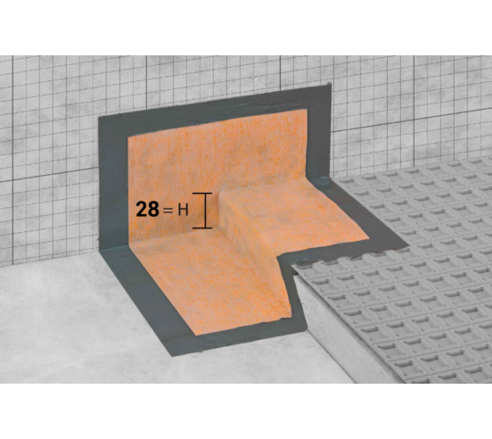 Coins d’étanchéité préformés pour douches sans seuil coté gauche SCHLUTER - 2