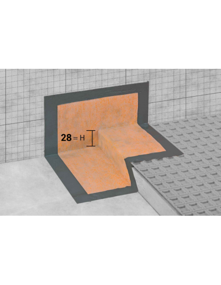 Coins d’étanchéité préformés pour douches sans seuil coté gauche SCHLUTER - 2