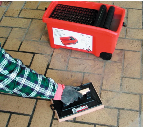 Taloches éponge large avec manche en bois 28x19.5x235 cm SUPERPRO RUBI - 2