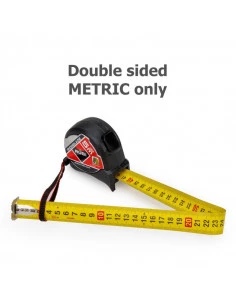 Mètres à ruban 5 m x 25 mm  Double face metrée IRONBLADE RUBI - 1