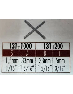 200 Croisillons  1,5mm en croix RAIMONDI - 1 2