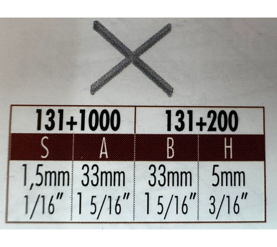 200 Croisillons  1,5mm en croix RAIMONDI - 2
