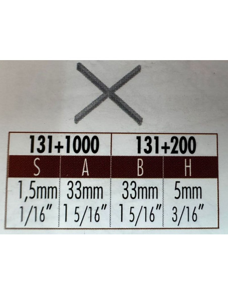 200 Croisillons  1,5mm en croix RAIMONDI - 2