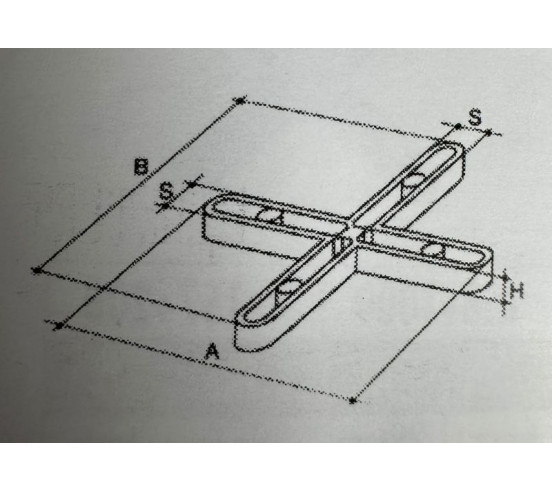 200 Croisillons  1,5mm en croix RAIMONDI - 3