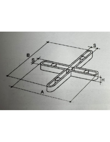 200 Croisillons  1,5mm en croix RAIMONDI - 3