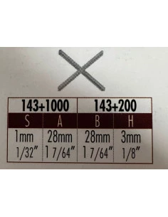 copy of 200 Croisillons  1 mm en croix RAIMONDI - 1 2