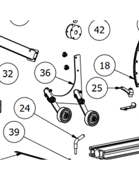 Presseur glissant pour ZOE RAIMONDI (piece détachée) - 2