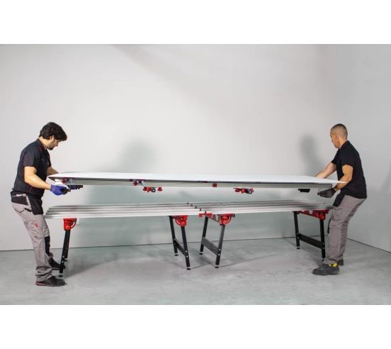 Table de travail 104 x 180 cm SLAB RUBI - 3