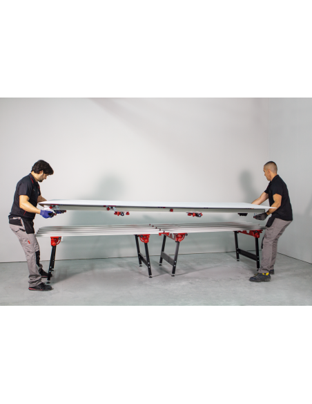 Table de travail 104 x 180 cm SLAB RUBI - 3