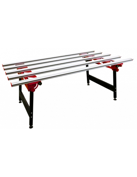 Table de travail 104 x 180 cm SLAB RUBI - 1