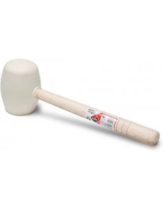 MAILLET CAOUTCHOUC BLANC POINTE RONDE RUBI - 1 2