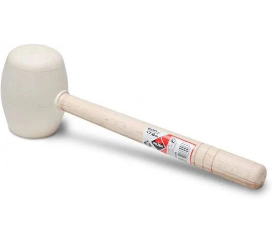 MAILLET CAOUTCHOUC BLANC POINTE RONDE RUBI - 1
