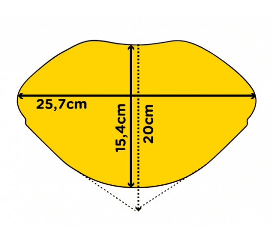 Tablette d'angle de douche forme organique 25,7 x 15,4 cm Lagoon Inox noir poudré MAT INTER - 2