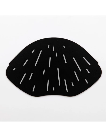 Tablette d'angle de douche forme organique 25,7 x 15,4 cm Lagoon Inox noir poudré MAT INTER - 3