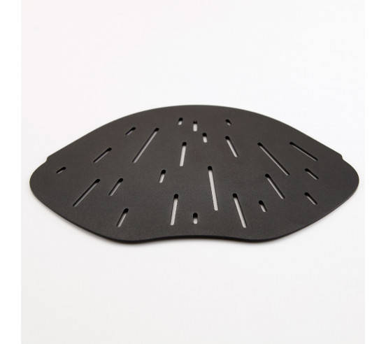 Tablette d'angle de douche forme organique 25,7 x 15,4 cm Lagoon Inox noir poudré MAT INTER - 4