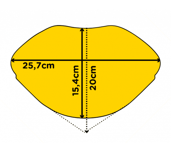 Tablette d'angle de douche forme organique 25,7 x 15,4 cm Lagoon Inox noir poudré MAT INTER - 2