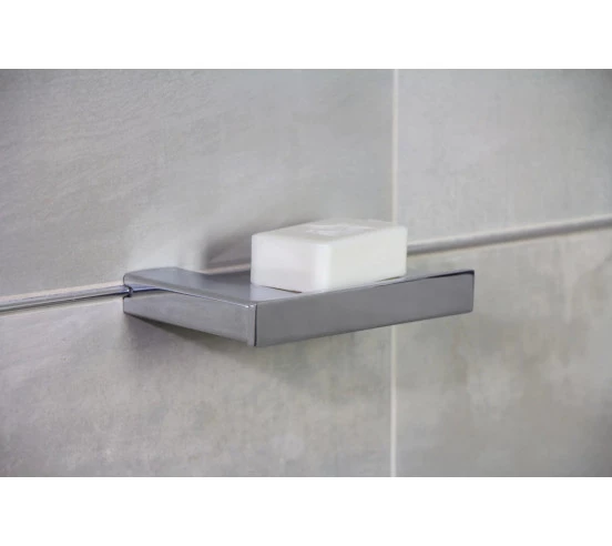 Fix Mi Porte savon mural à clipser inox METROPOLITAN MAT INTER - 2