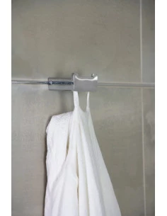 Fix Mi Crochet double à clipser inox METROPOLITAN MAT INTER - 1