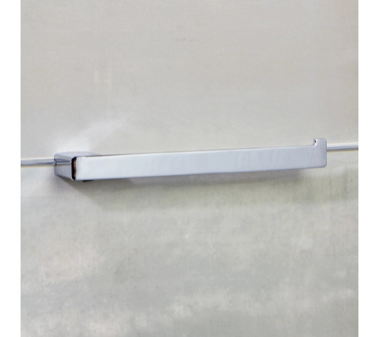 Fix Mi Porte serviettes mural à clipser L.25 cm inox METROPOLITAN MAT INTER - 1