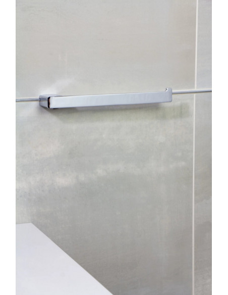 Fix Mi Porte serviettes mural à clipser L.25 cm inox METROPOLITAN MAT INTER - 3