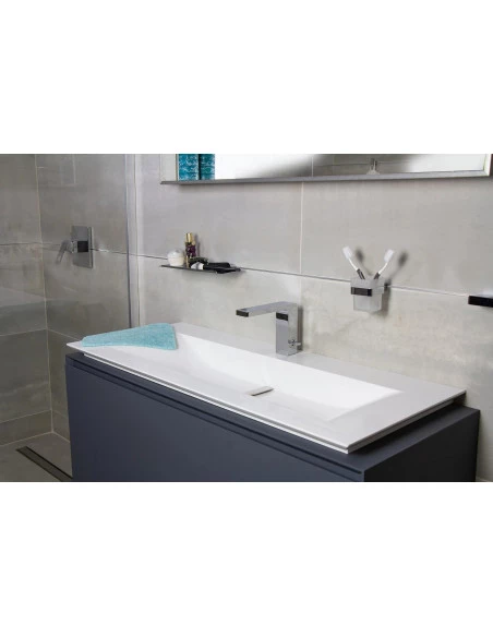 Fix Mi Porte gobelet verre et inox à clipser METROPOLITAN MAT INTER - 2