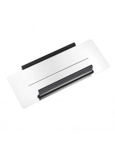 Fix Mi Tablette murale à clipser L.32 cm + raclette chrome et noir COSMOPOLITAN MAT INTER - 1