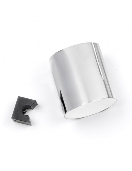 Fix Mi Porte gobelet mural à clipser noir et inox COSMOPOLITAN MAT INTER - 1