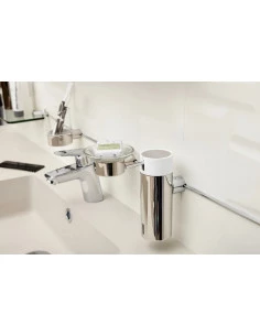 Fix Mi Distributeur de savon mural à clipser inox BILBAO MAT INTER - 1 2