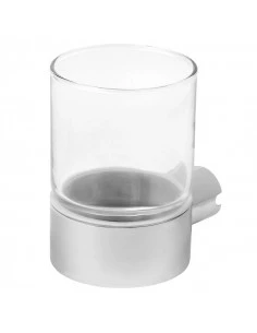 Fix Mi Porte gobelet mural à clipser inox à clipser BILBAO MAT INTER - 1