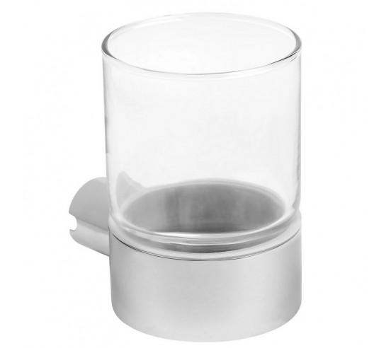 Fix Mi Porte gobelet mural à clipser inox à clipser BILBAO MAT INTER - 3