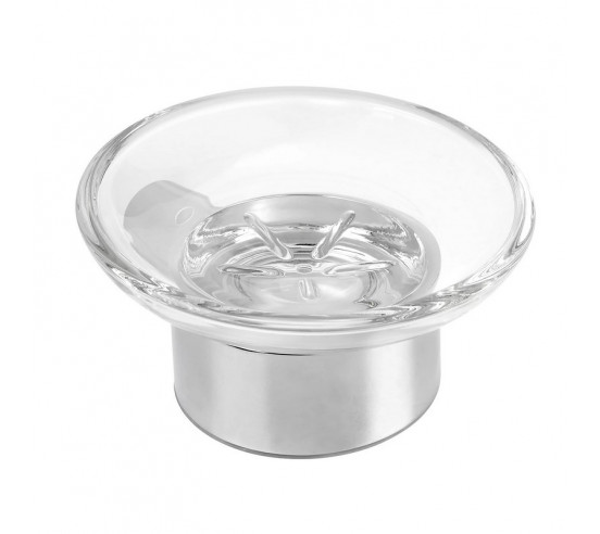 Fix Mi Porte savon mural à clipser inox et verre BILBAO MAT INTER - 1