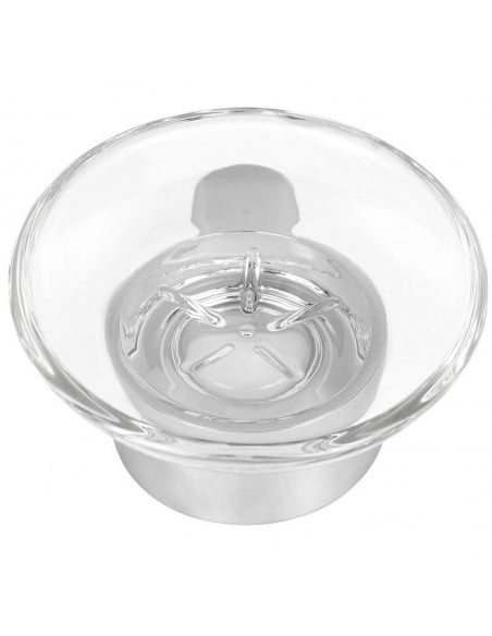 Fix Mi Porte savon mural à clipser inox et verre BILBAO MAT INTER - 3