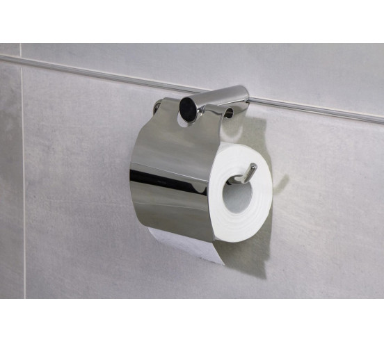 Fix Mi Porte rouleau papier toilette mural à clipser inox BILBAO MAT INTER - 2
