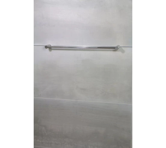 Fix Mi Porte serviettes mural à clipser inox L.60 cm BILBAO MAT INTER - 3