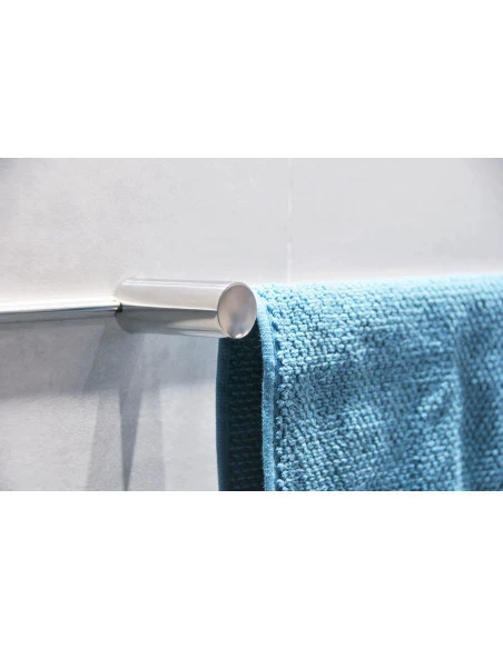 Fix Mi Porte serviettes mural à clipser inox L.60 cm BILBAO MAT INTER - 4