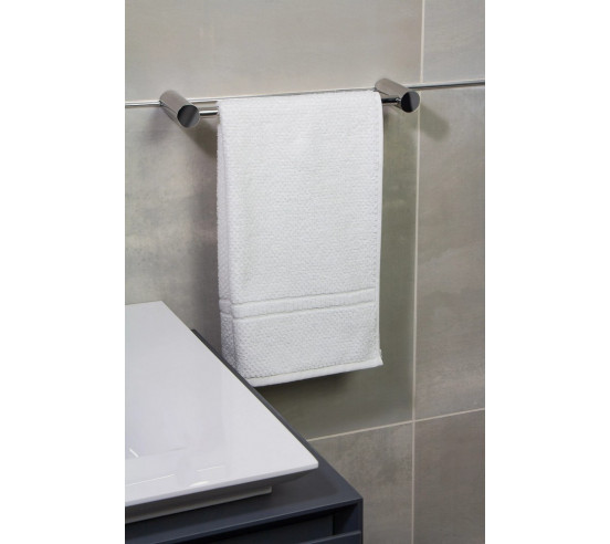 Fix Mi Porte serviettes mural à clipser inox L.30 cm BILBAO MAT INTER - 3