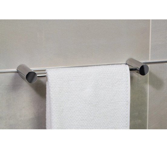 Fix Mi Porte serviettes mural à clipser inox L.30 cm BILBAO MAT INTER - 1