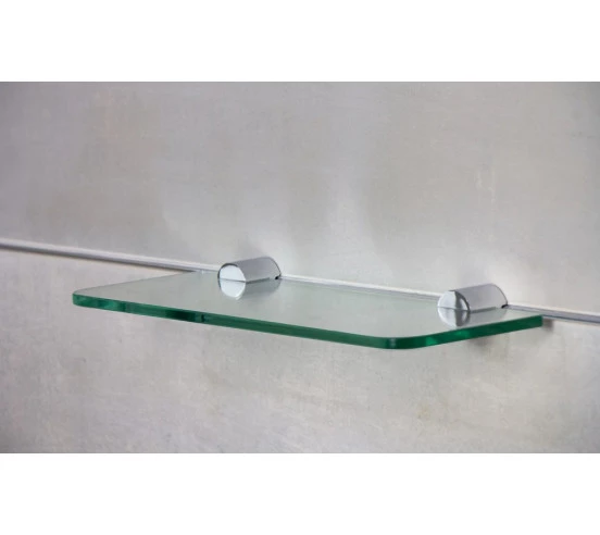 Fix Mi Tablette murale à clipser chrome et verre BILBAO MAT INTER - 2